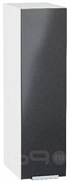 Шкаф верхний бутылочница Фьюжн Anthracite Белый 716*200*320