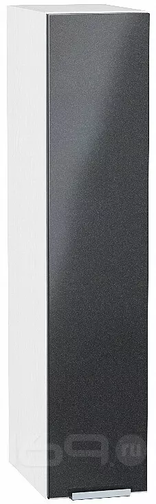 Шкаф верхний бутылочница Фьюжн Anthracite Белый 920*200*320
