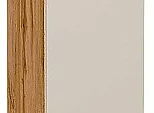 Шкаф верхний бутылочница Фьюжн Cream Silk/Дуб Вотан 716*200*320