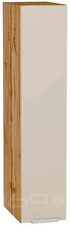 Шкаф верхний бутылочница Фьюжн Cream Silk/Дуб Вотан 920*200*320