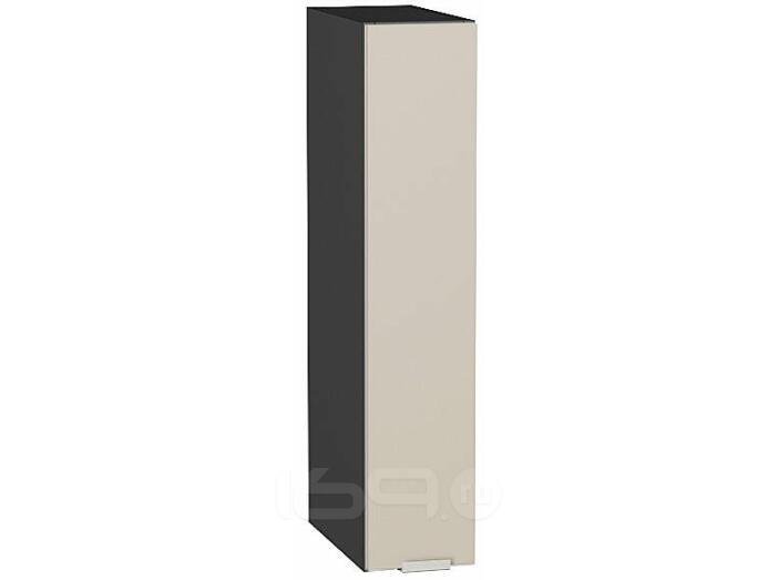 Шкаф верхний бутылочница Фьюжн Cream Silk/Graphite 716*150*320