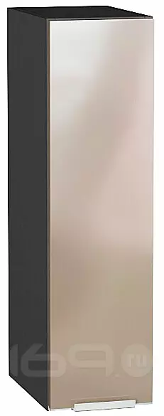 Шкаф верхний бутылочница Фьюжн Gallant Graphite 716*200*320