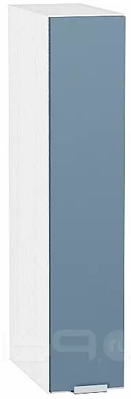 Шкаф верхний бутылочница Фьюжн Silky Blue Белый 716*150*320