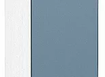 Шкаф верхний бутылочница Фьюжн Silky Blue Белый 716*200*320