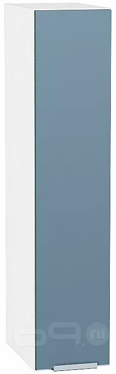 Шкаф верхний бутылочница Фьюжн Silky Blue Белый 920*200*320
