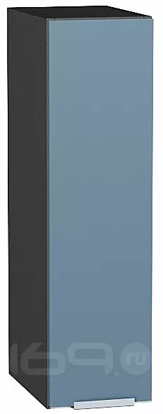 Шкаф верхний бутылочница Фьюжн Silky Blue Graphite 716*200*320