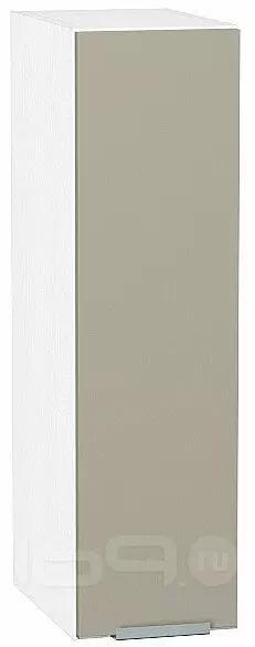 Шкаф верхний бутылочница Фьюжн Silky Grey Белый 716*200*320