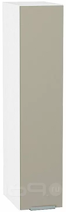Шкаф верхний бутылочница Фьюжн Silky Grey Белый 920*200*320