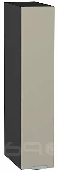 Шкаф верхний бутылочница Фьюжн Silky Grey Graphite 716*150*320