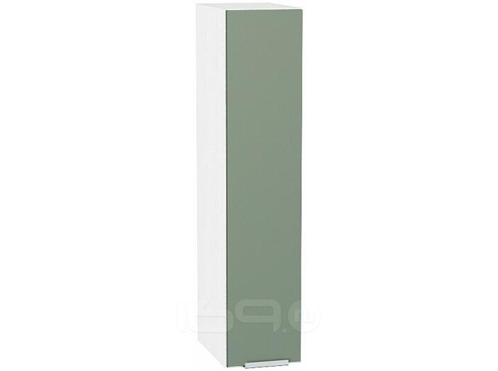 Шкаф верхний бутылочница Фьюжн Silky Mint Белый 920*200*320
