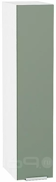 Шкаф верхний бутылочница Фьюжн Silky Mint Белый 920*200*320