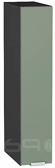 Шкаф верхний бутылочница Фьюжн Silky Mint Graphite 716*150*320