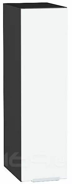 Шкаф верхний бутылочница Фьюжн Silky White Graphite 716*200*320