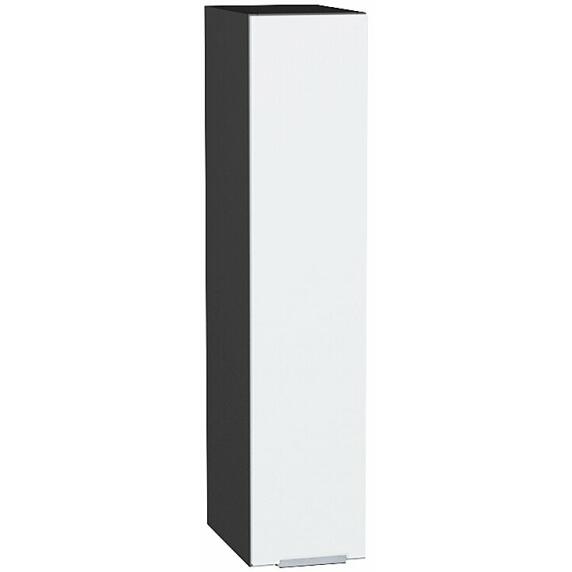Шкаф верхний бутылочница Фьюжн Silky White Graphite 920*200*320