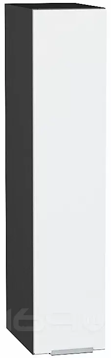 Шкаф верхний бутылочница Фьюжн Silky White Graphite 920*200*320