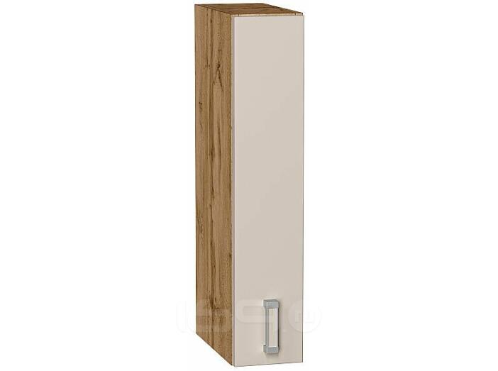Шкаф верхний бутылочница Лофт Cream Silk/Дуб Вотан 716*150*320