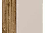 Шкаф верхний бутылочница Лофт Cream Silk/Дуб Вотан 716*150*320