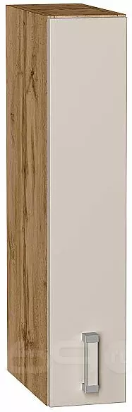 Шкаф верхний бутылочница Лофт Cream Silk/Дуб Вотан 716*150*320