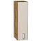 Шкаф верхний бутылочница Лофт Cream Silk/Дуб Вотан 716*200*320