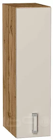 Шкаф верхний бутылочница Лофт Cream Silk/Дуб Вотан 716*200*320