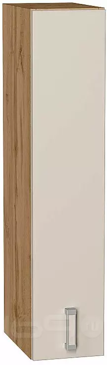 Шкаф верхний бутылочница Лофт Cream Silk/Дуб Вотан 920*200*320