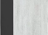 Шкаф верхний бутылочница Лофт Nordic Oak/Graphite 716*200*320