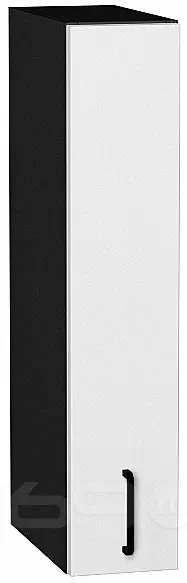 Шкаф верхний бутылочница Лофт Super White Graphite 716*150*320