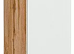 Шкаф верхний бутылочница Лофт Super White Дуб Вотан 716*150*320