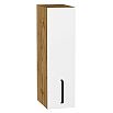 Шкаф верхний бутылочница Нео White Silk/Дуб Вотан 716*200*320