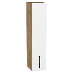 Шкаф верхний бутылочница Нео White Silk/Дуб Вотан 920*200*320