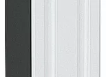 Шкаф верхний бутылочница Ницца Белый/Graphite 716*200*318