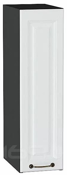 Шкаф верхний бутылочница Ницца Белый/Graphite 716*200*318
