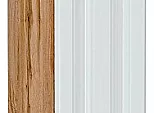 Шкаф верхний бутылочница Ницца Blanco/Дуб Вотан 716*150*318