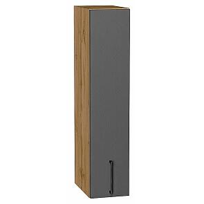 Шкаф верхний бутылочница Сканди Stormy Silkwood/Дуб Вотан 920*200*320