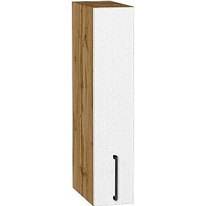 Шкаф верхний бутылочница Сканди White Silkwood/Дуб Вотан 716*150*320