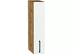 Шкаф верхний бутылочница Сканди White Silkwood/Дуб Вотан 716*150*320