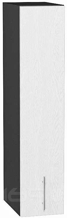 Шкаф верхний бутылочница Сканди White Softwood Graphite