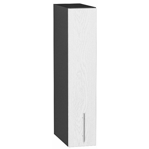 Шкаф верхний бутылочница Сканди White Softwood Graphite