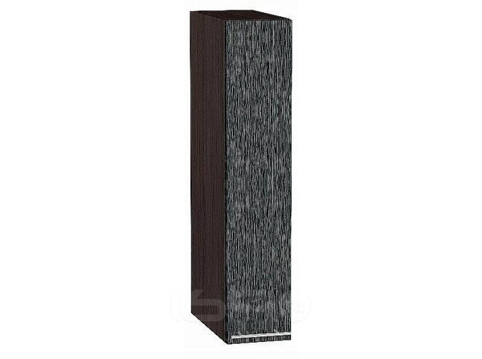 Шкаф верхний бутылочница Валерия-М Черный металлик дождь Graphite 716*150*318