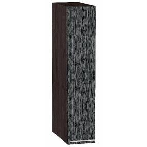 Шкаф верхний бутылочница Валерия-М Черный металлик дождь Graphite 716*200*318