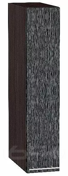 Шкаф верхний бутылочница Валерия-М Черный металлик дождь Graphite 716*200*318