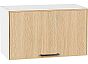Шкаф верхний горизонтальный Эйр Real Oak/Белый 358*600*320