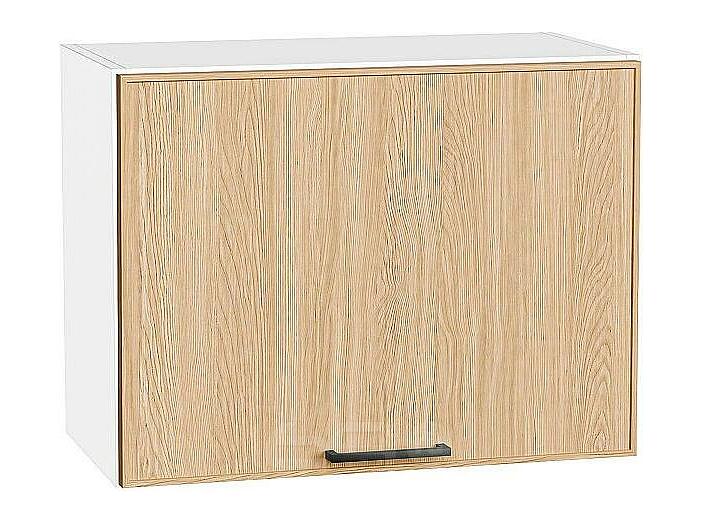 Шкаф верхний горизонтальный Эйр Real Oak/Белый 458*600*320
