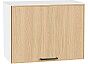 Шкаф верхний горизонтальный Эйр Real Oak/Белый 458*600*320