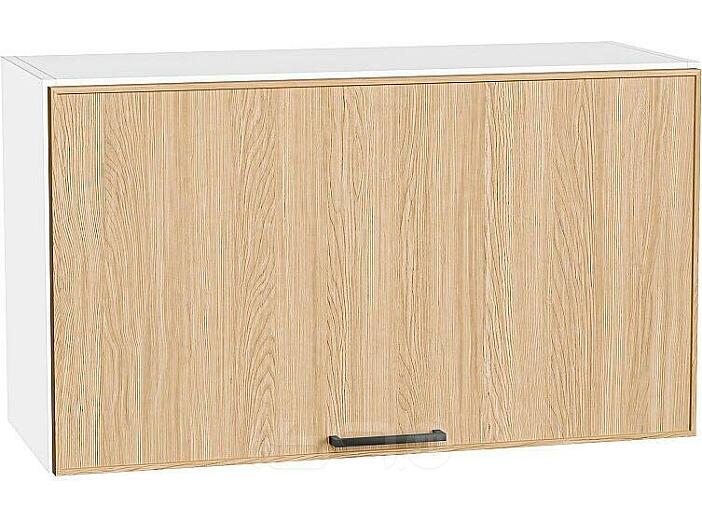 Шкаф верхний горизонтальный Эйр Real Oak/Белый 458*800*320