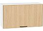Шкаф верхний горизонтальный Эйр Real Oak/Белый 458*800*320
