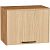 Шкаф верхний горизонтальный Эйр Real Oak/Дуб Вотан 358*450*320