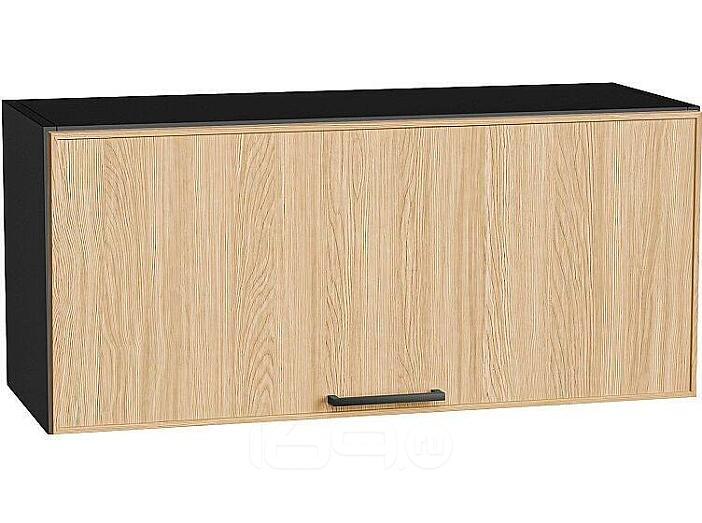 Шкаф верхний горизонтальный Эйр Real Oak/Graphite 358*800*320