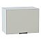 Шкаф верхний горизонтальный Евро Агат / Белый 358*500*318