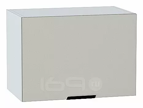 Шкаф верхний горизонтальный Евро Агат / Белый 358*500*318